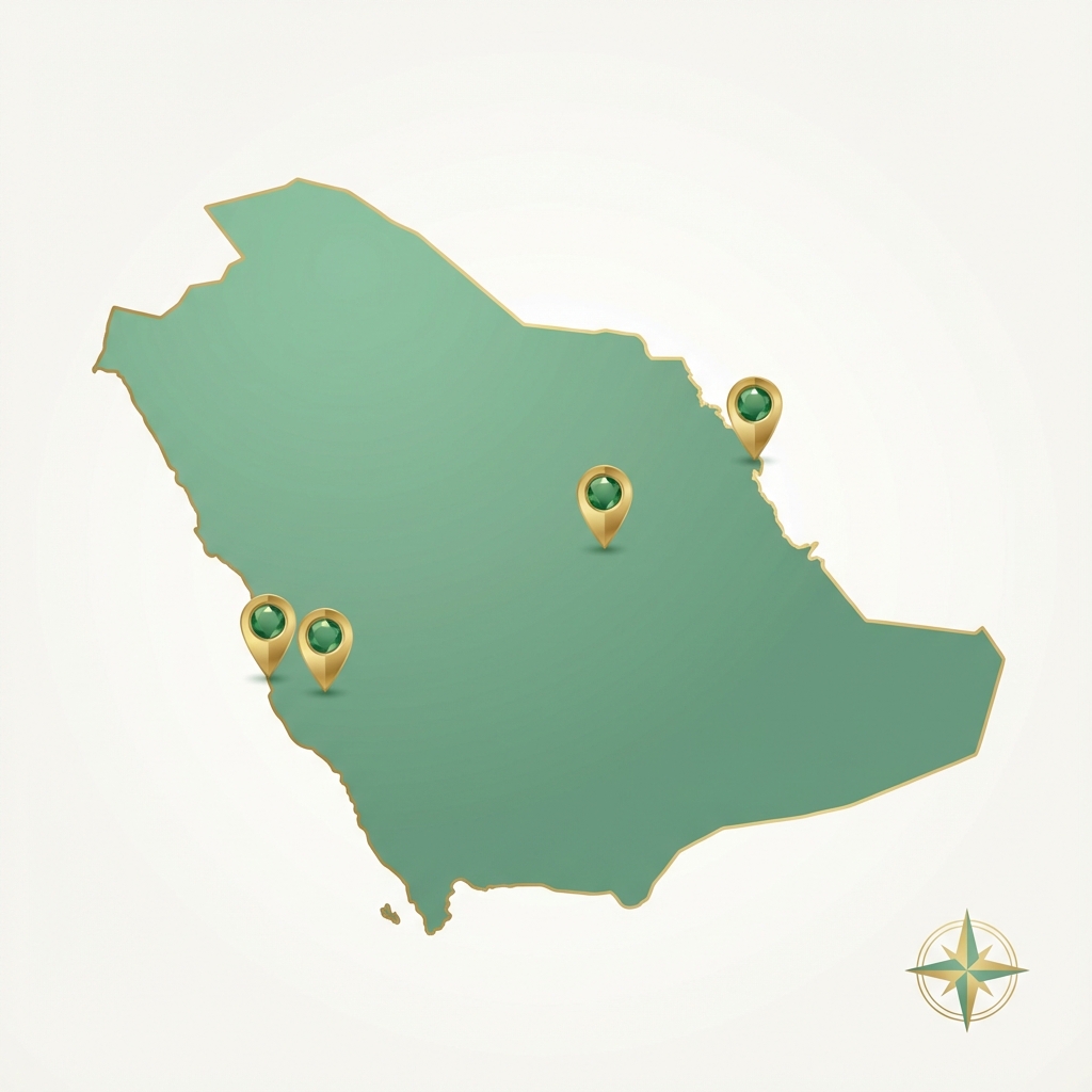 Saudi Arabia Expansion Map